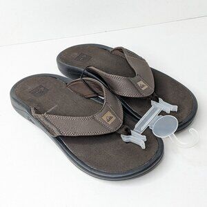 Quiksilver Carver Flip-Flop Sandals, Brown, Men's 8
